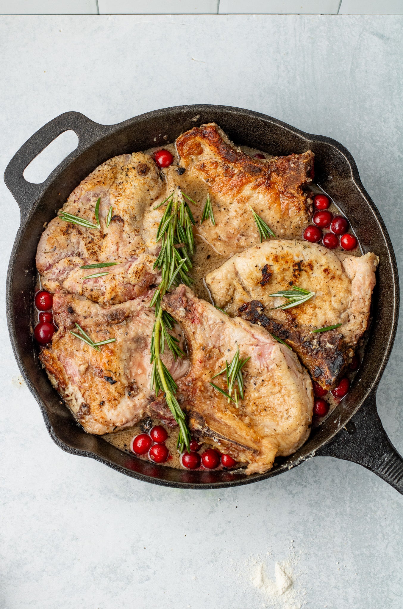 Maple Cranberry Pork Chops