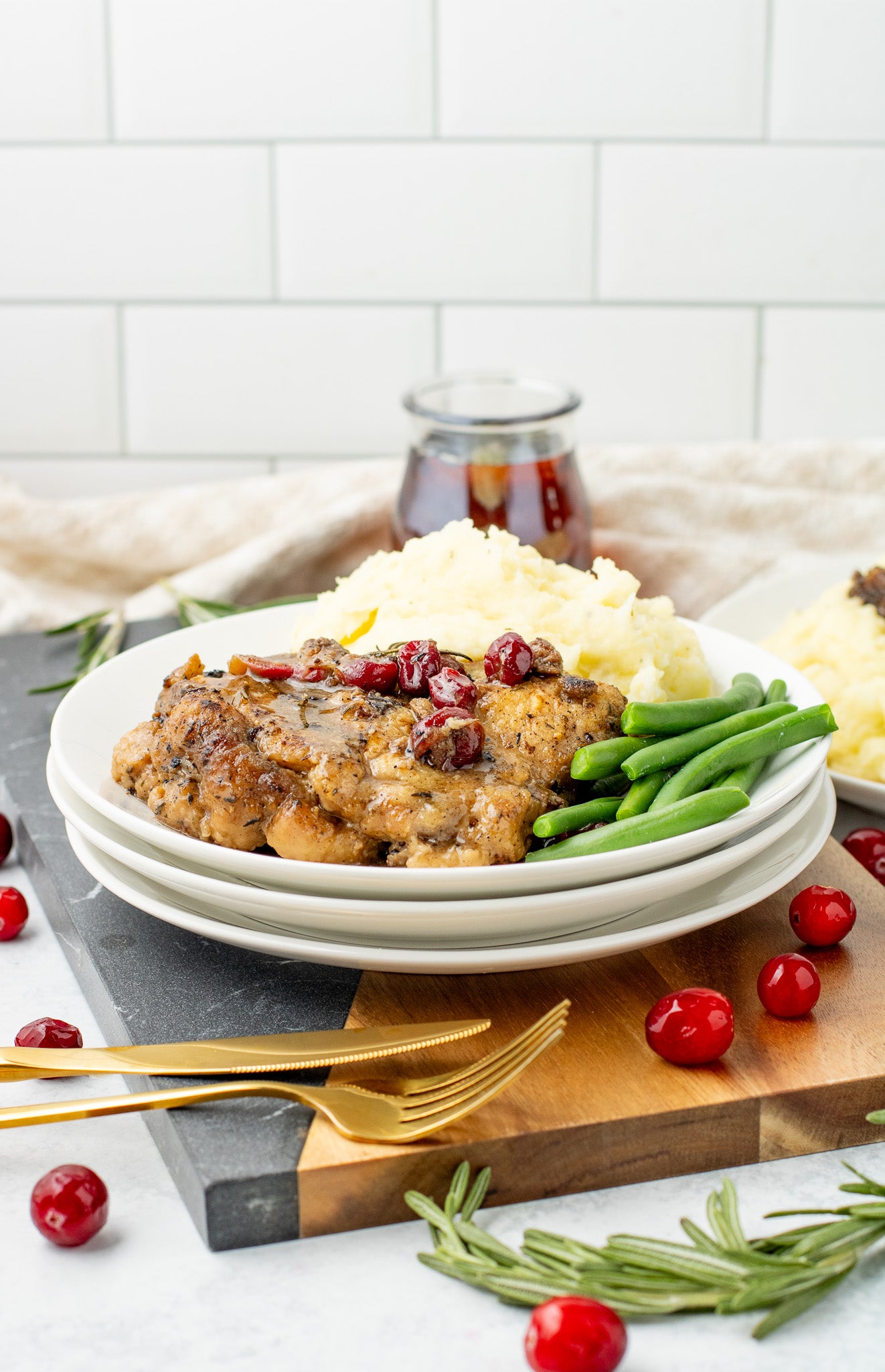 Maple Cranberry Pork Chops
