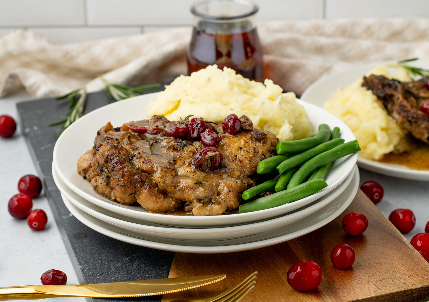 Maple Cranberry Pork Chops