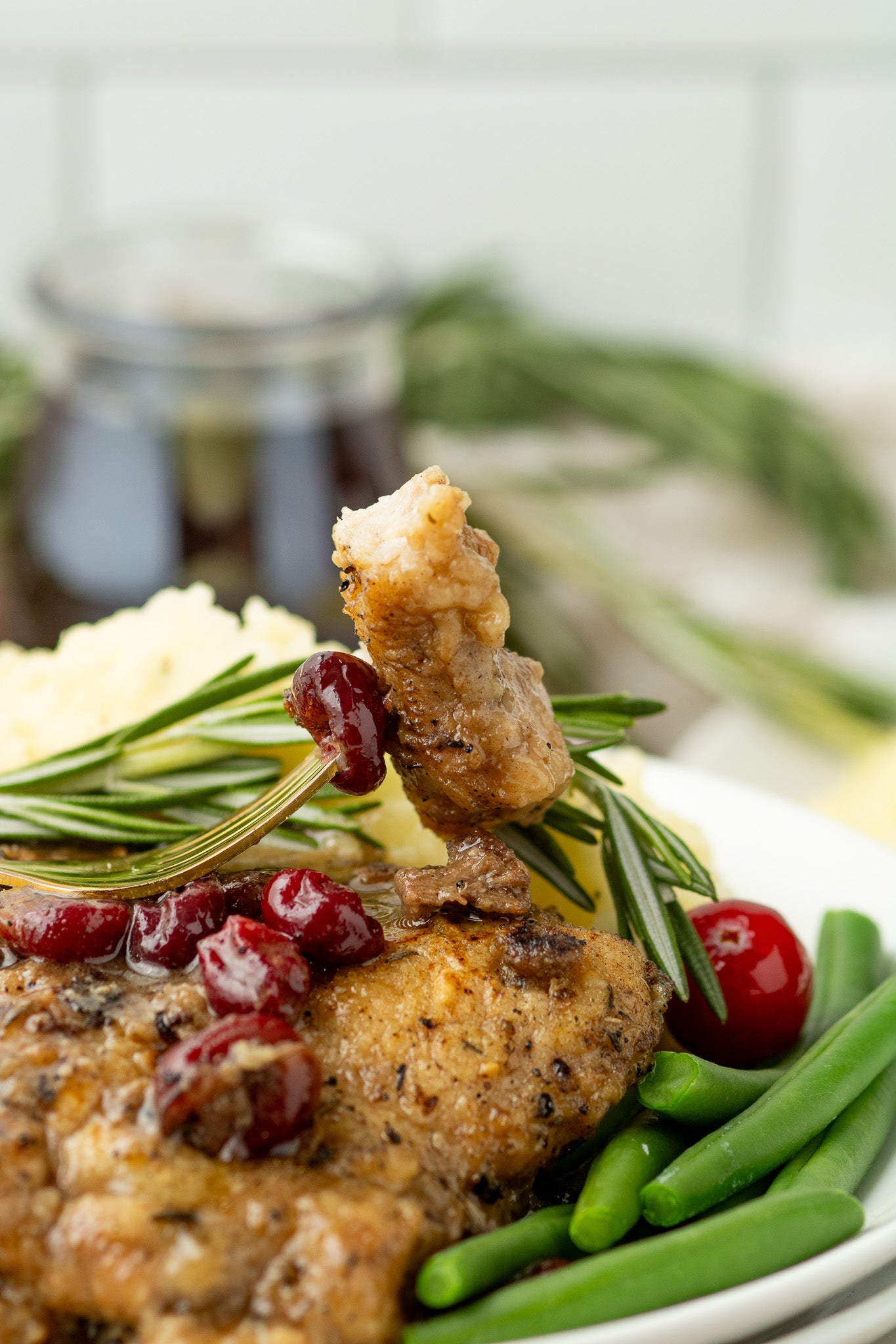 Maple Cranberry Pork Chops