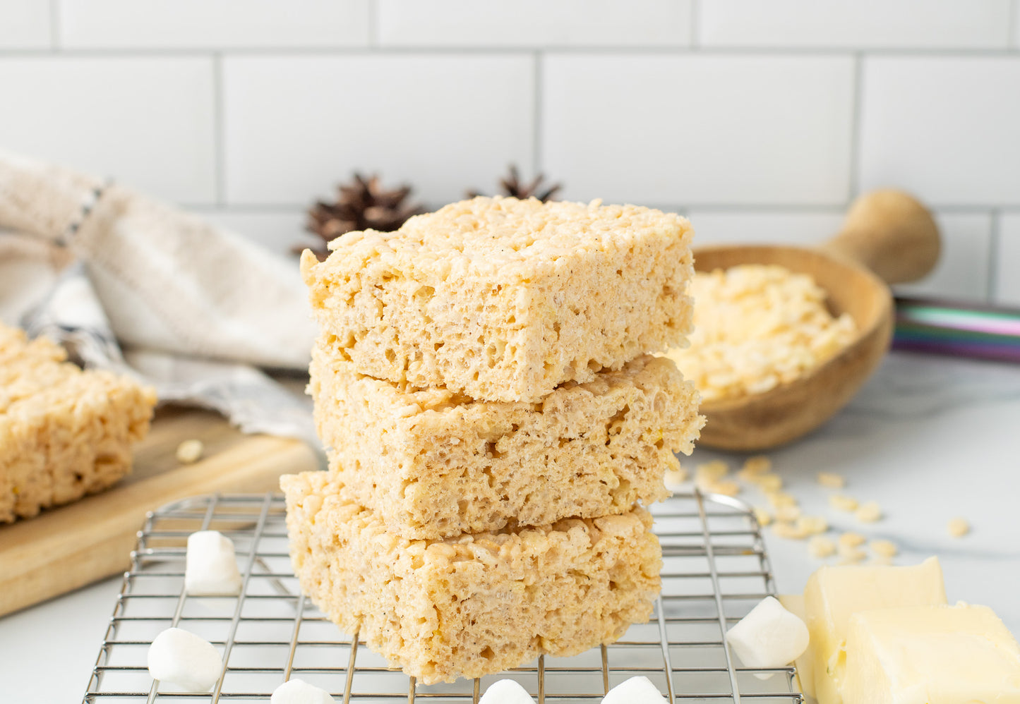 Brown Butter Rice Crispy Treats