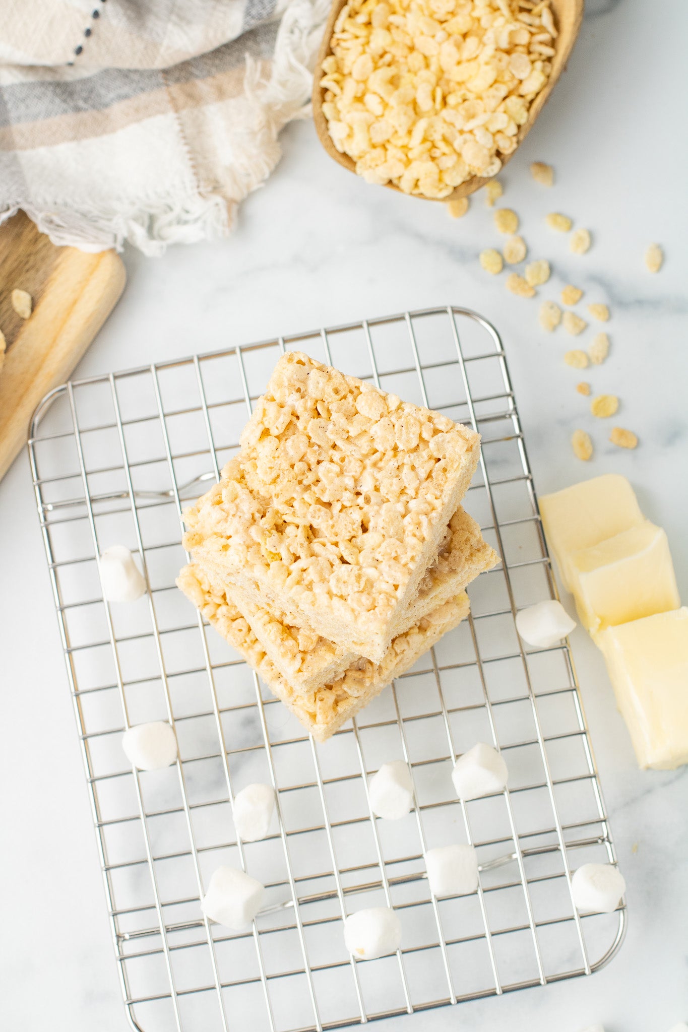 Brown Butter Rice Crispy Treats