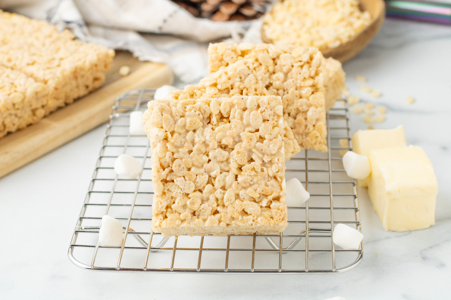 Brown Butter Rice Crispy Treats