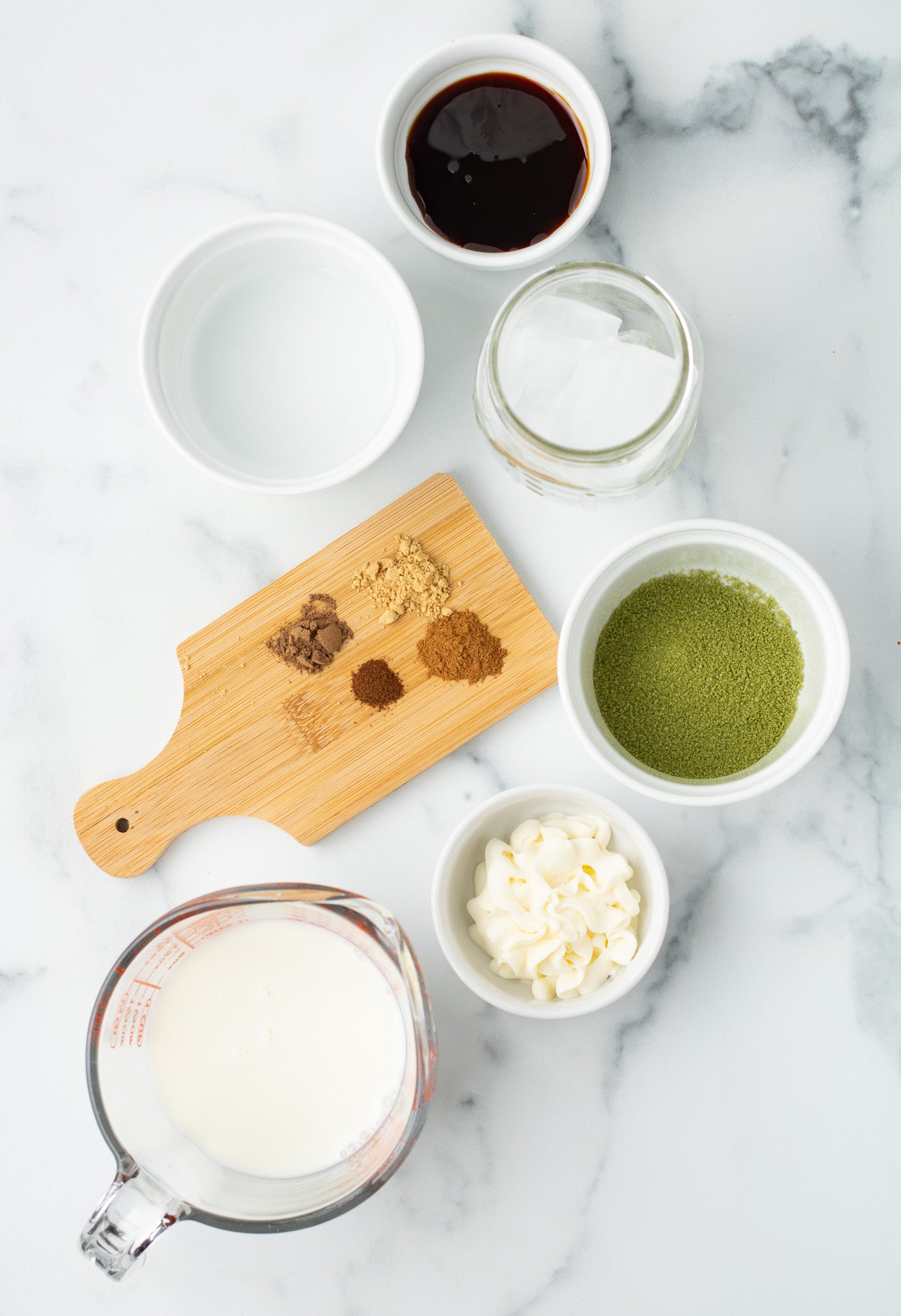Gingerbread Matcha Latte