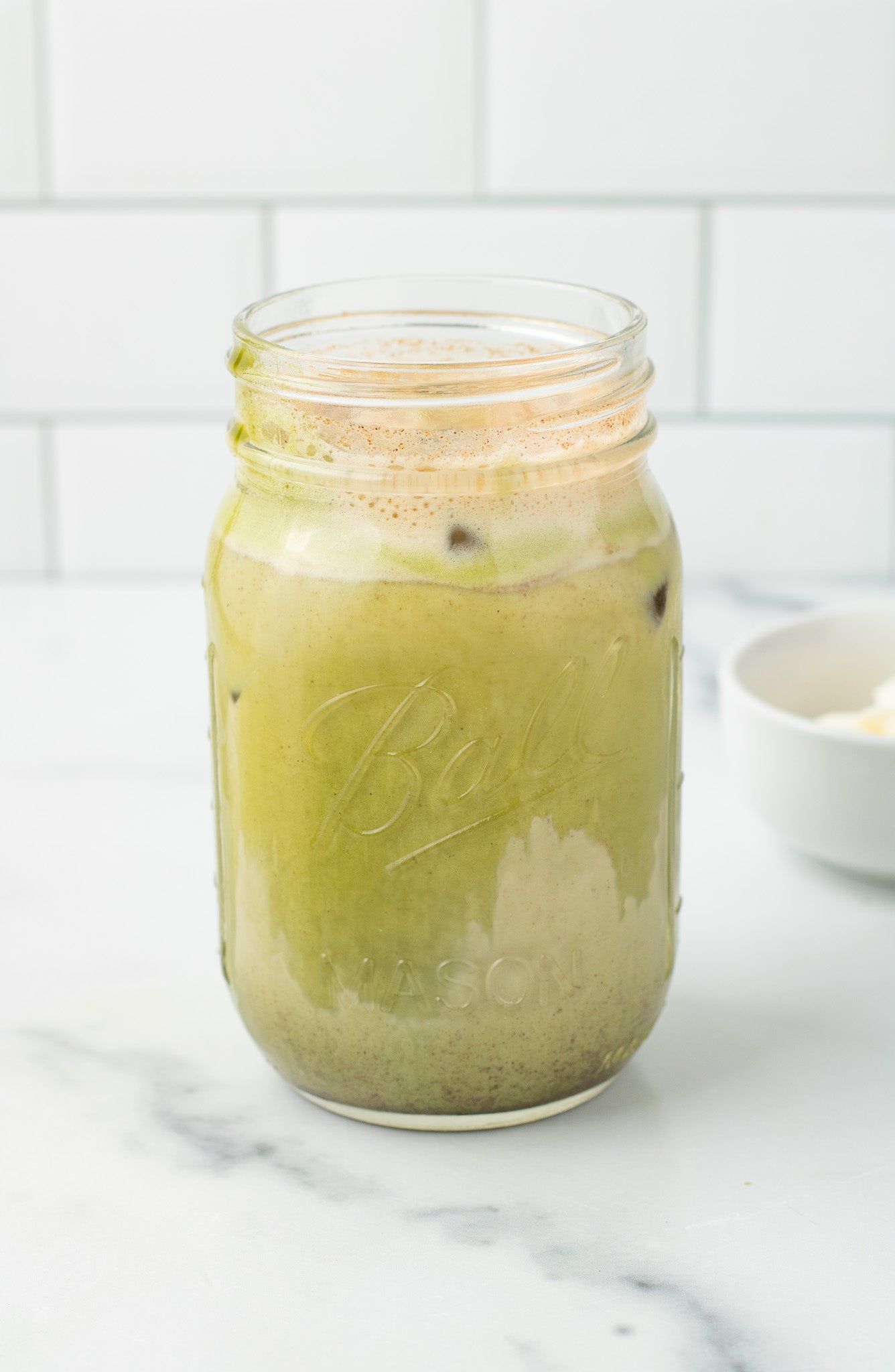Gingerbread Matcha Latte