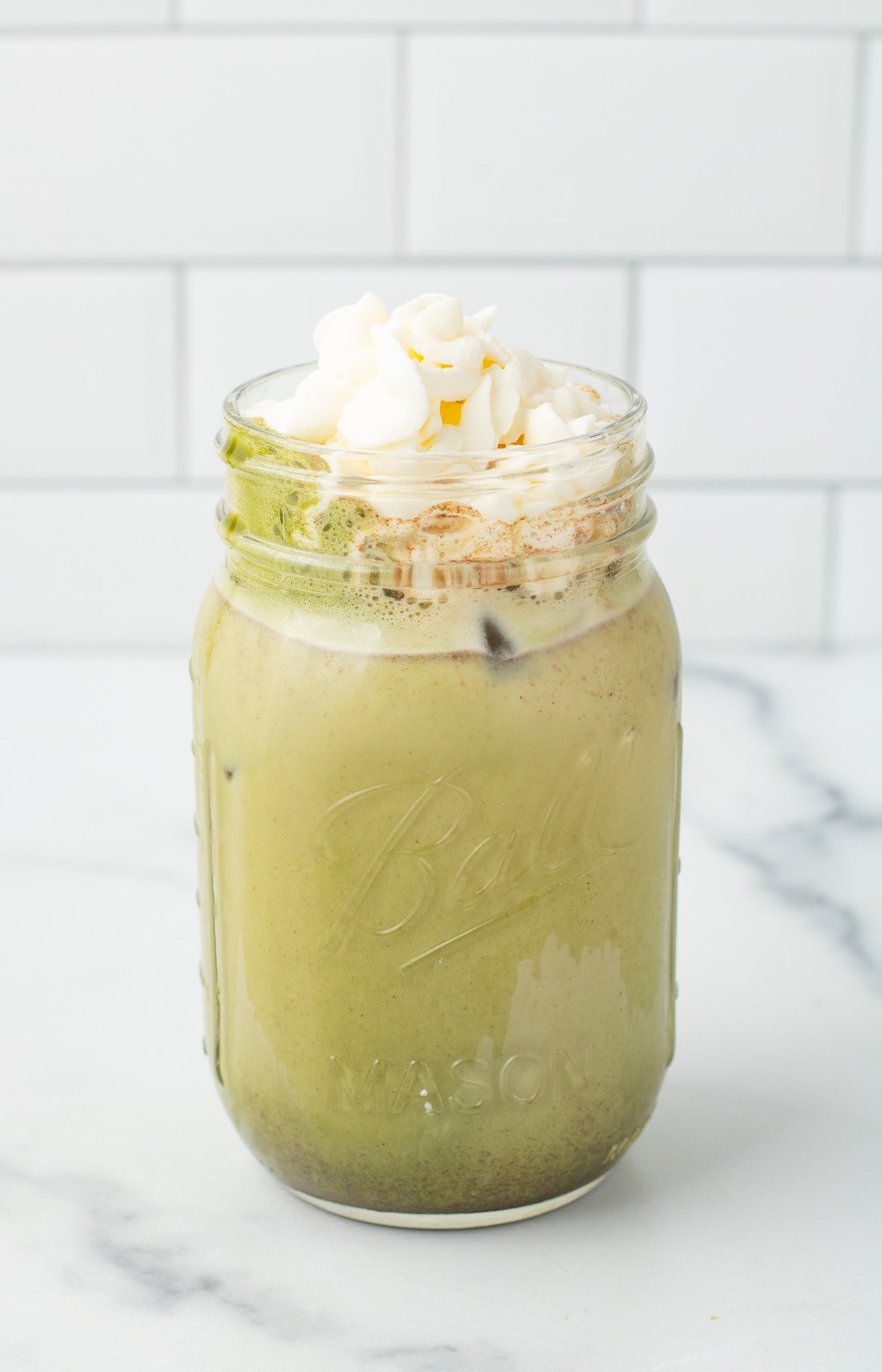 Gingerbread Matcha Latte
