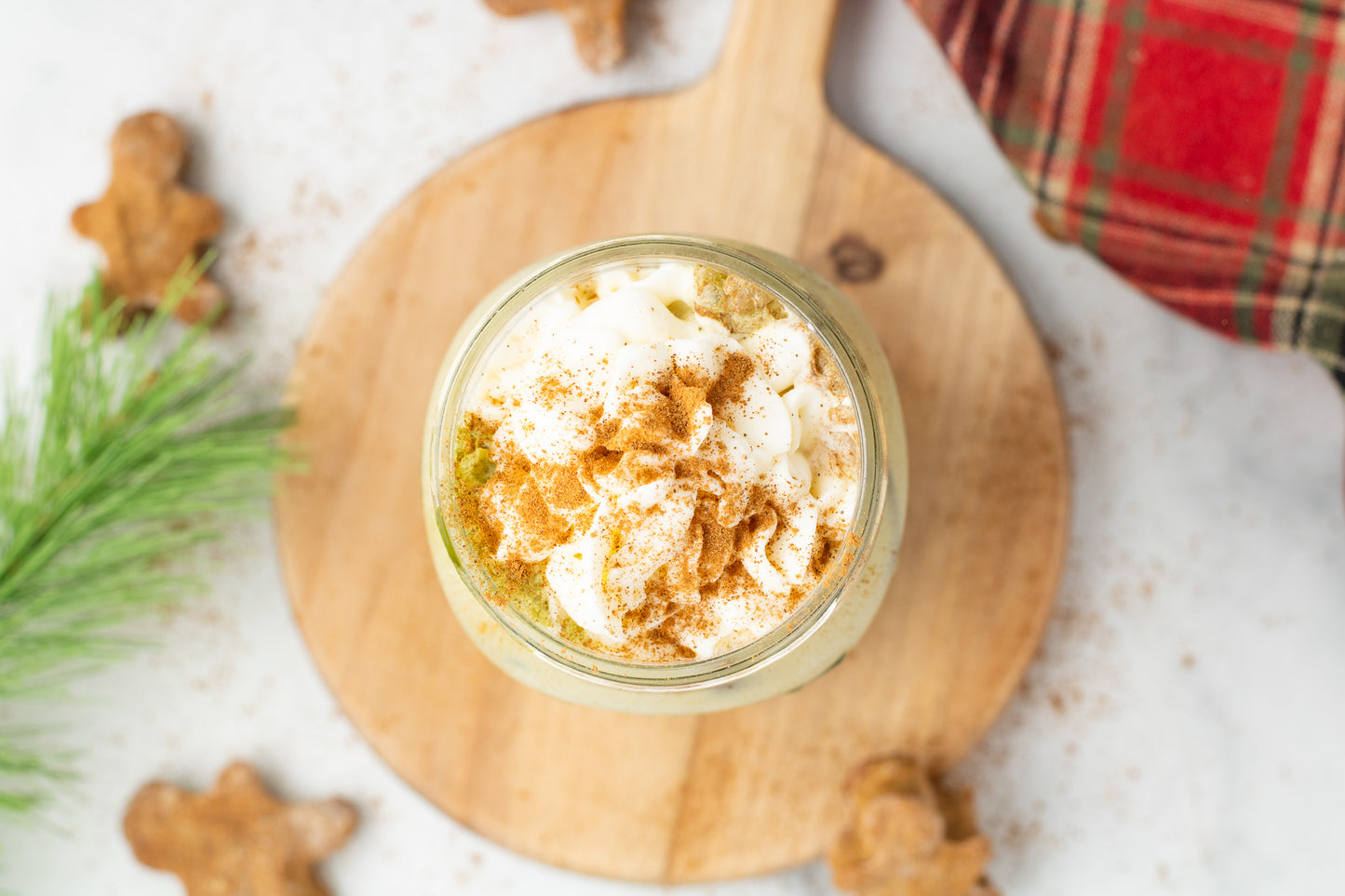 Gingerbread Matcha Latte