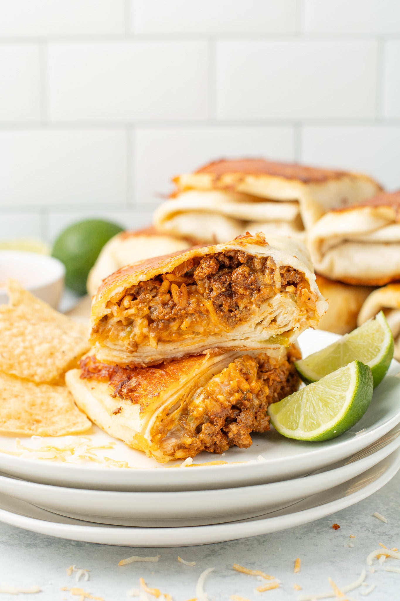 Grilled Cheese Burritos