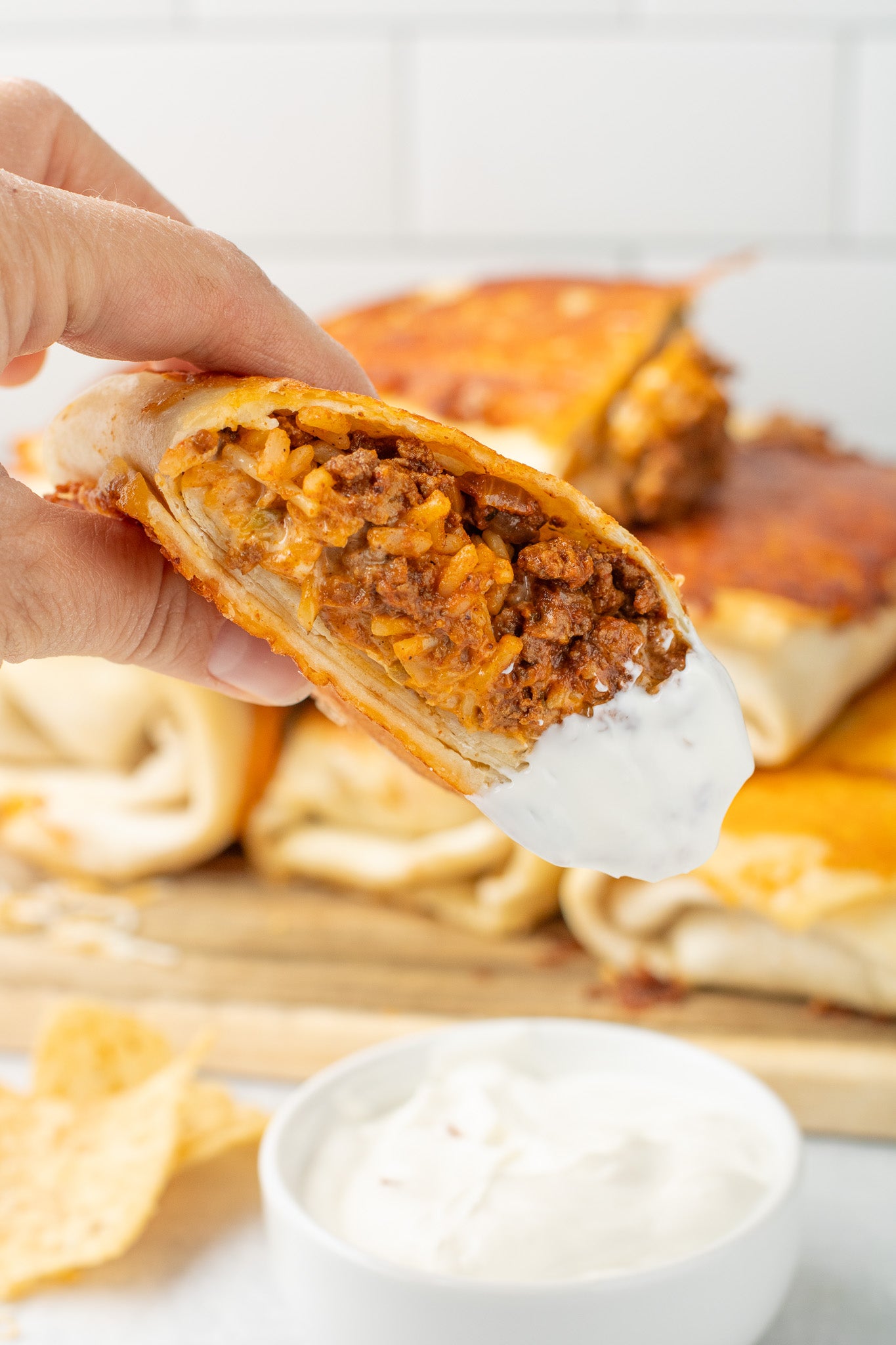 Grilled Cheese Burritos