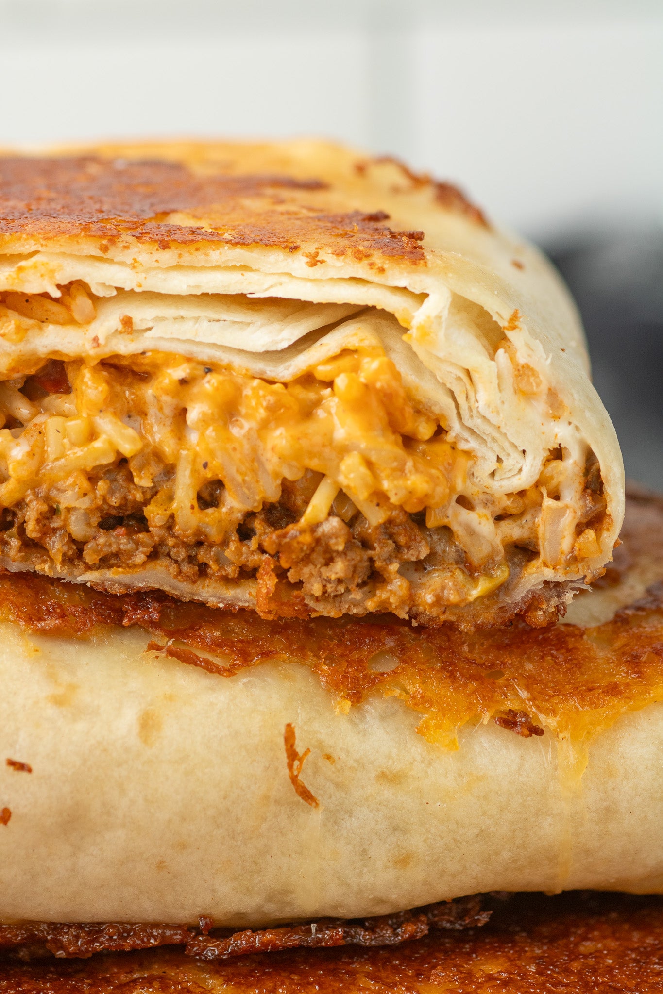 Grilled Cheese Burritos