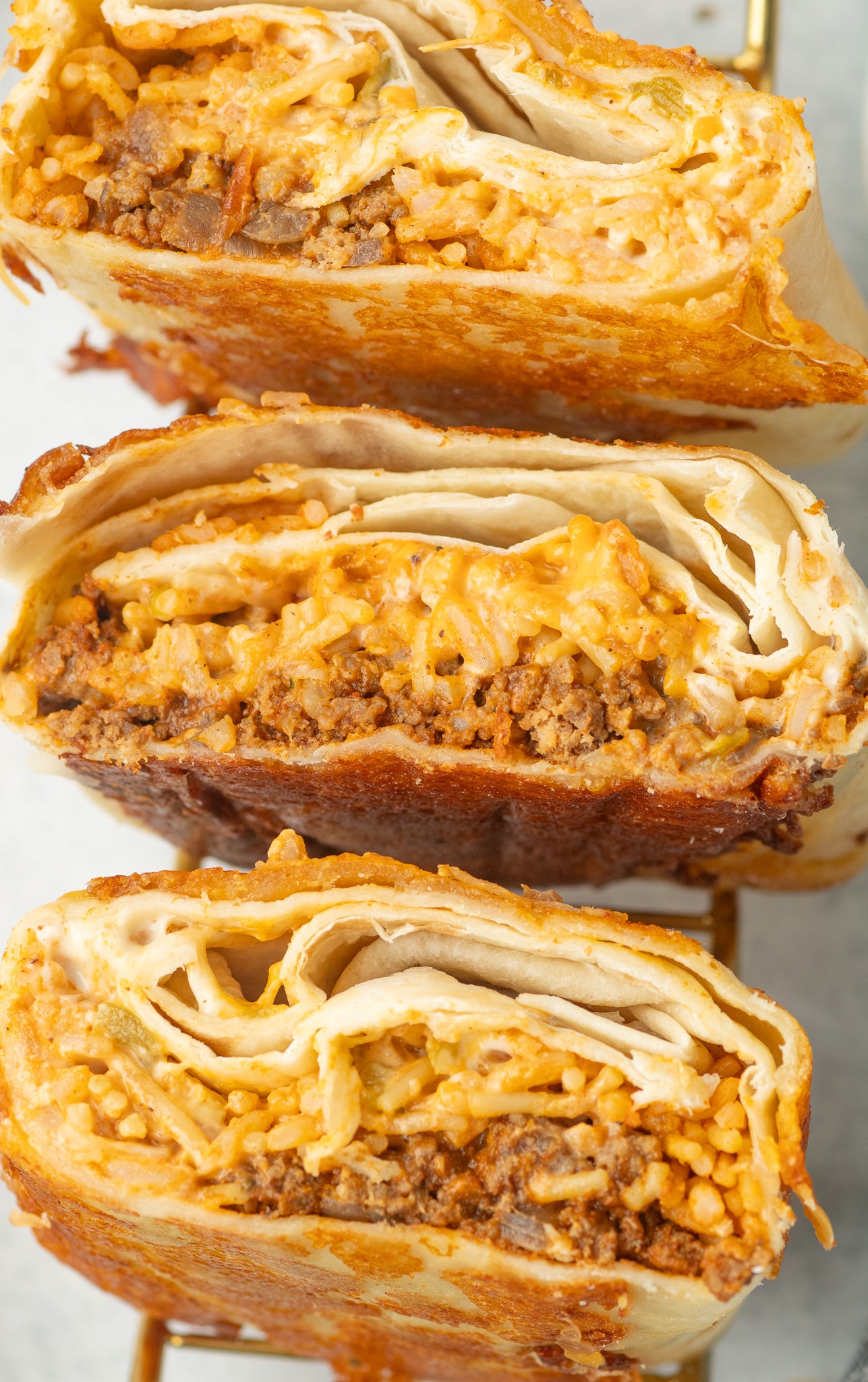 Grilled Cheese Burritos