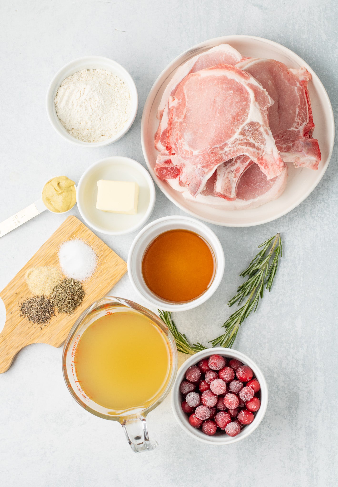 Maple Cranberry Pork Chops