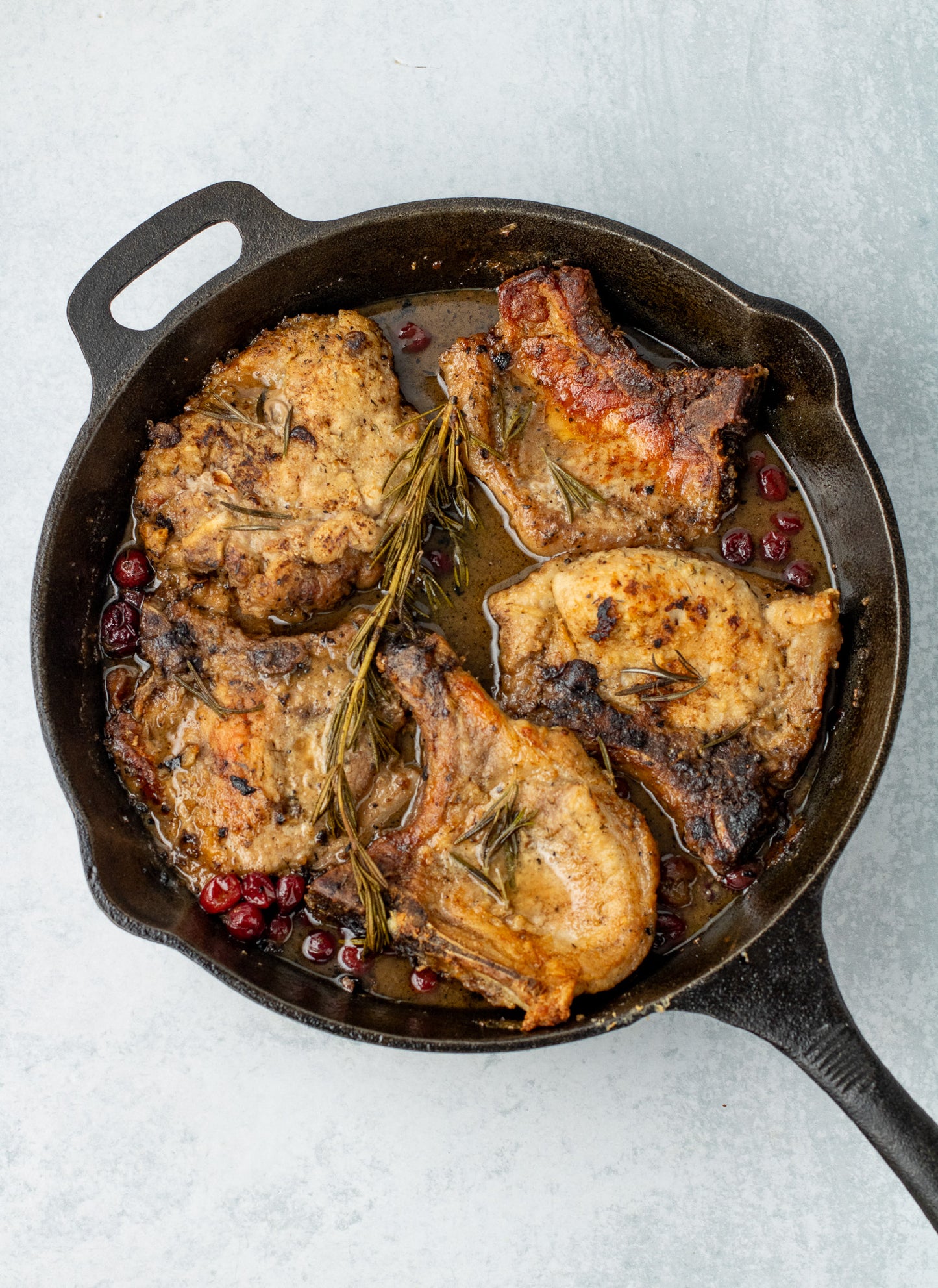 Maple Cranberry Pork Chops