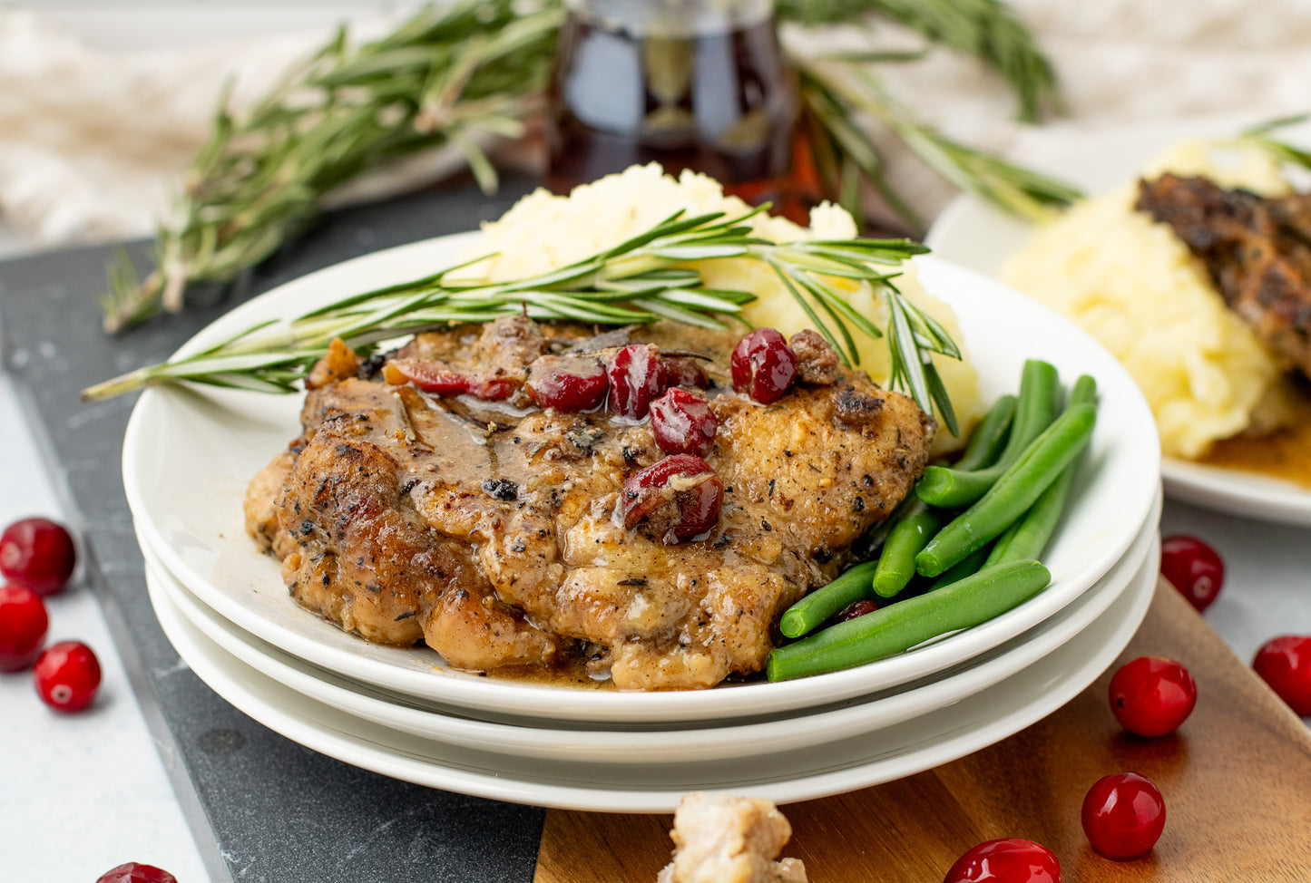 Maple Cranberry Pork Chops