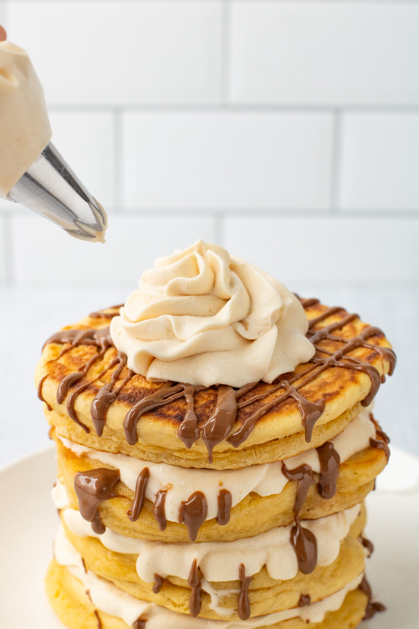 Easter Reese's Pancakes