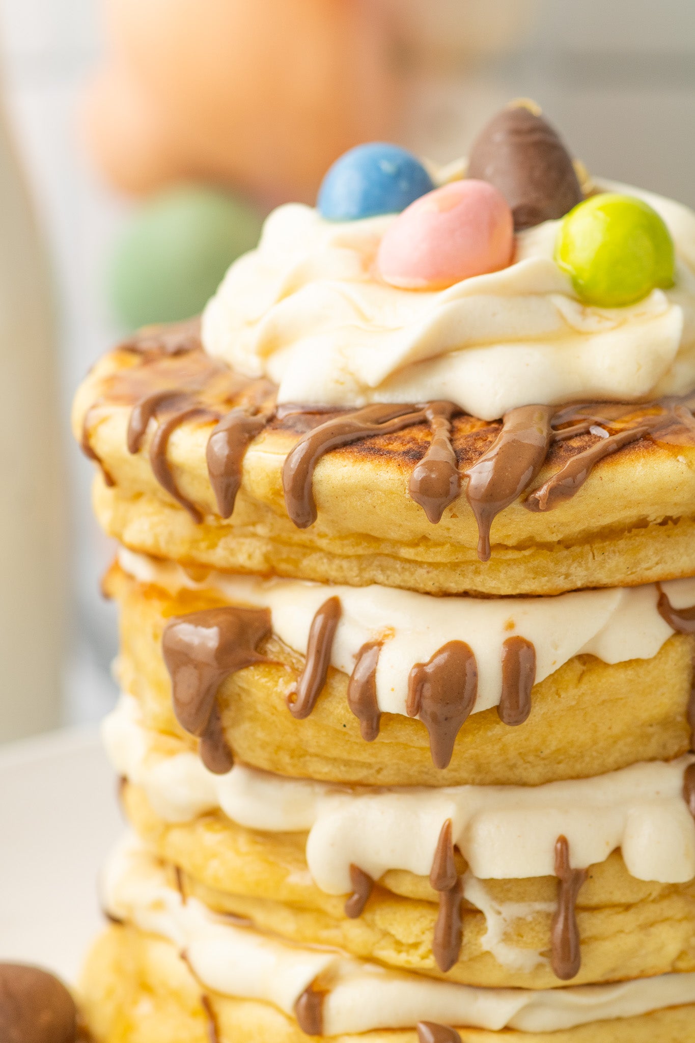 Easter Reese's Pancakes