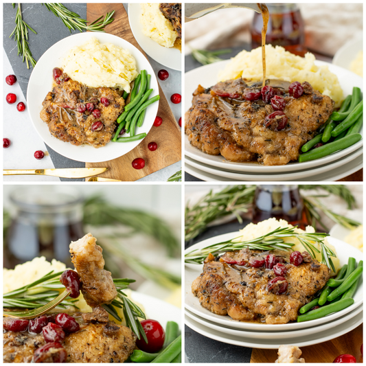 Maple Cranberry Pork Chops